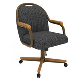 Chromcraft Medina Collection CM188 Quick Shipping Chair in Chestnut